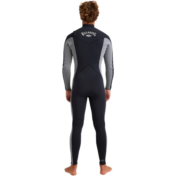 2026 Billabong Hombres Absolute Natural 3/2mm Chest Zip Neopreno 24AW191506 - Alloy